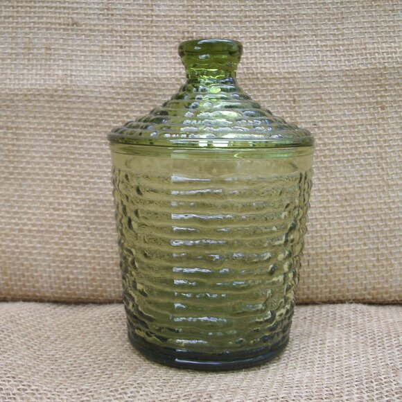Vintage Anchor Hocking Soreno Pattern Sugar Jar - Picture 1 of 10